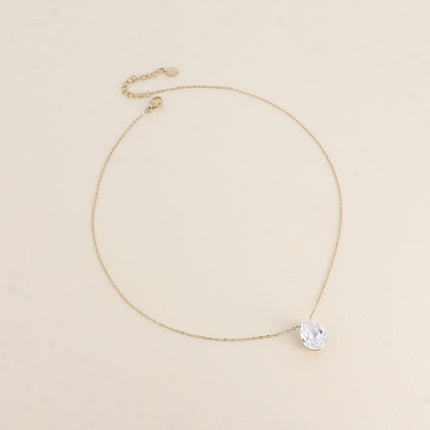 Collier Bertille - goutte et cristaux Swarovski®