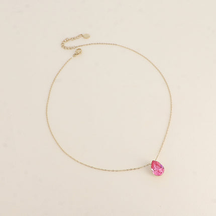 Collier Bertille - goutte et cristaux Swarovski®