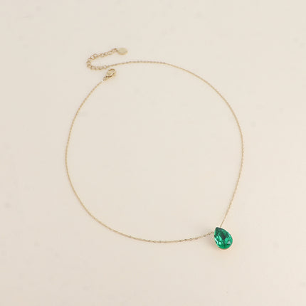 Collier Bertille - goutte et cristaux Swarovski®