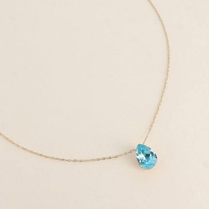 Collier Bertille - goutte et cristaux Swarovski®