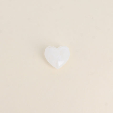 Perle de coeur en résine de 22mm, 6 pièces, pour bijoux et accessoires