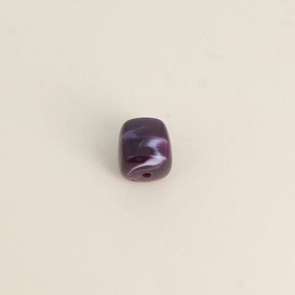 Perle cubique en résine de 16mm, 6 pièces, pour bijoux et accessoires