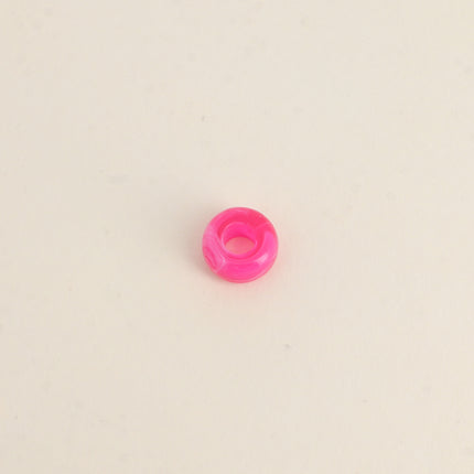 Perle de donut XS en résine de 13mm, 10 pièces