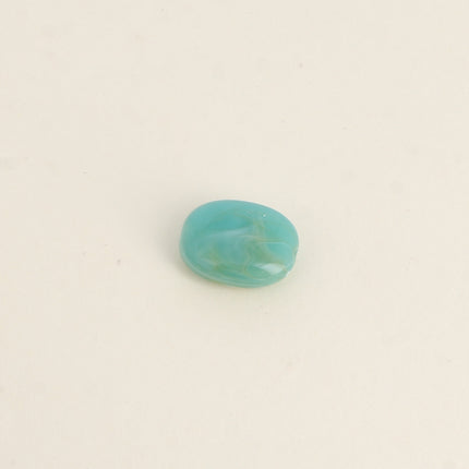 Perle ovale en résine de 15 x 19 mm, 6 pièces