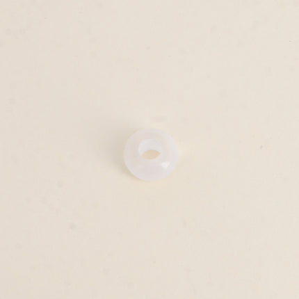 Perle de donut en résine facetté style oeil de chat de 13mm, 10 pièces