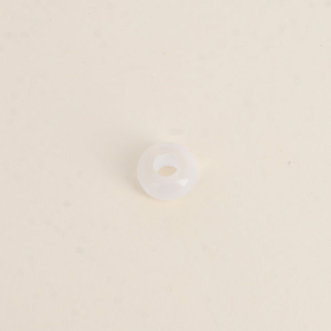 Perle de donut en résine facetté style oeil de chat de 13mm, 10 pièces