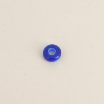 Perle de donut en résine facetté style oeil de chat de 13mm, 10 pièces