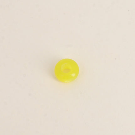 Perle de donut en résine facetté style oeil de chat de 13mm, 10 pièces