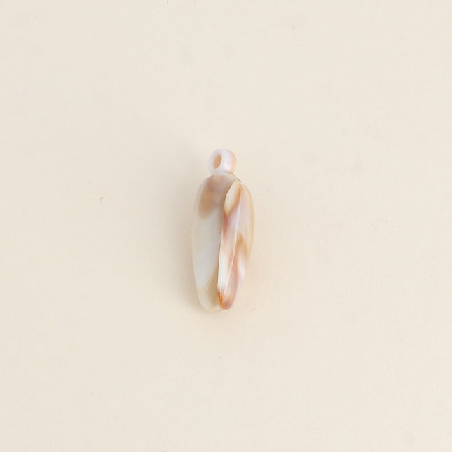 Coquillage S en résine, 6 pièces