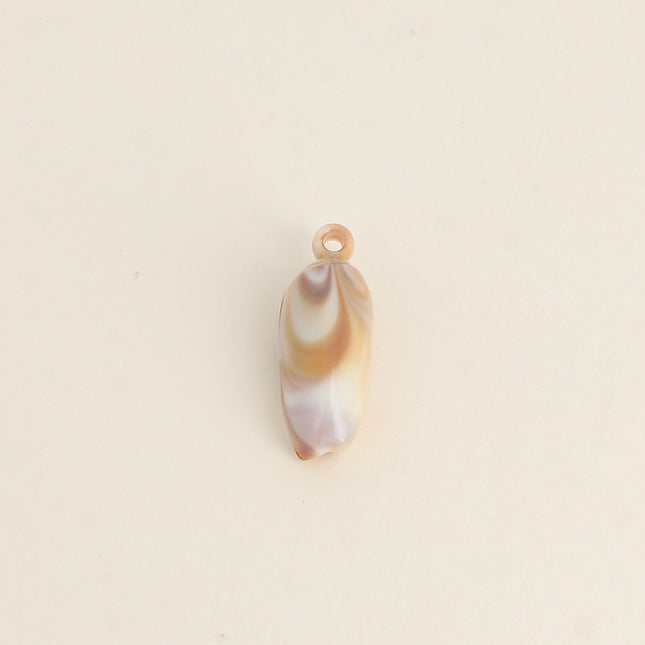 Coquillage S en résine, 6 pièces