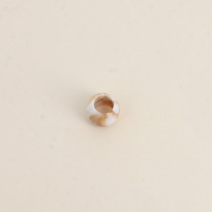 Perle en forme de boule en résine à enfiler, 10 pièces