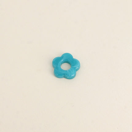 Perle de fleur en résine 20mm, 10 pièces