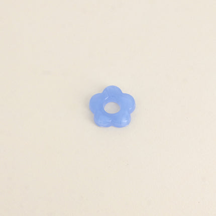 Perle de fleur en résine 20mm, 10 pièces