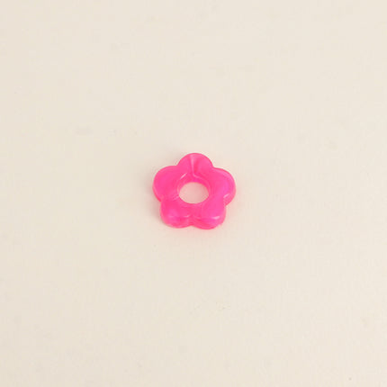 Perle de fleur en résine 20mm, 10 pièces