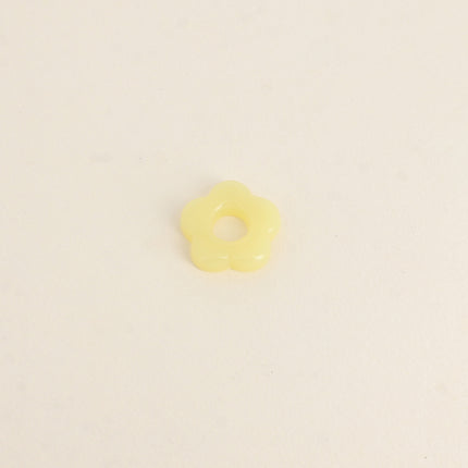 Perle de fleur en résine 20mm, 10 pièces