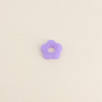 Perle de fleur en résine 20mm, 10 pièces
