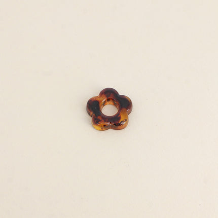 Perle de fleur en résine 20mm, 10 pièces