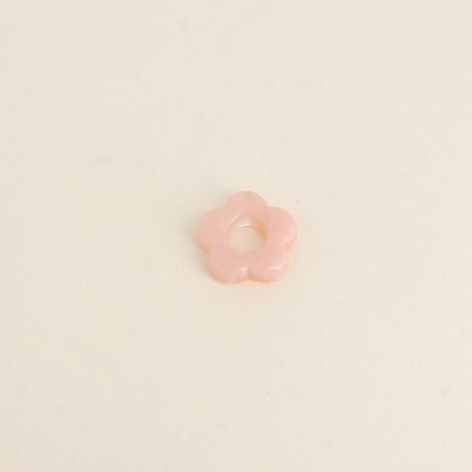 Perle de fleur en résine 20mm, 10 pièces