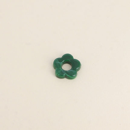 Perle de fleur en résine 20mm, 10 pièces