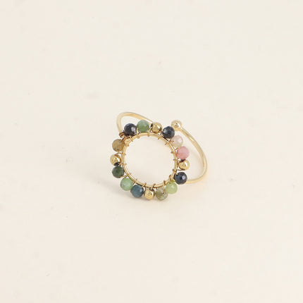 Bague Cody - cercle et pierres naturelles