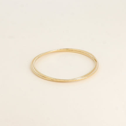 Jonc fermé - effet strié 2mm