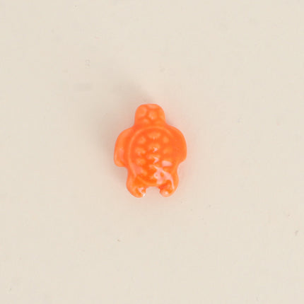 Perle tortue en céramique et émail