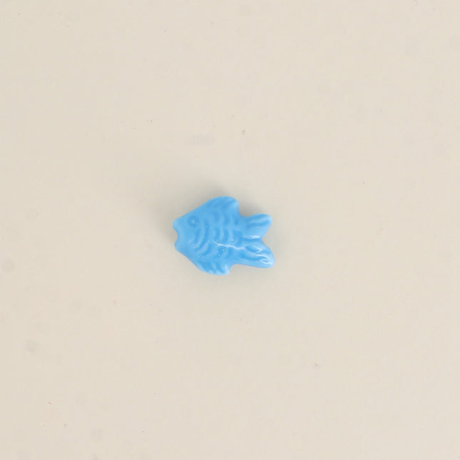 Perle poisson en céramique et émail