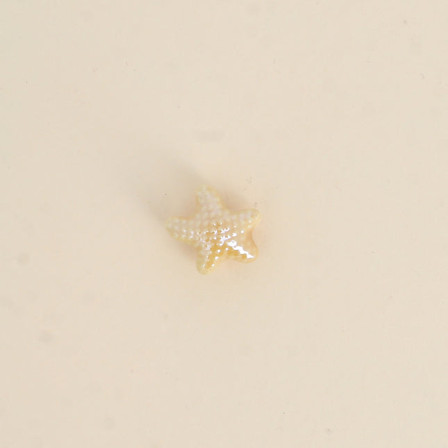 Perle étoile de mer M en céramique et émail