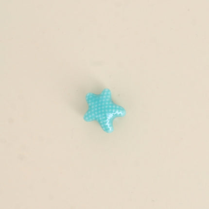 Perle étoile de mer M en céramique et émail