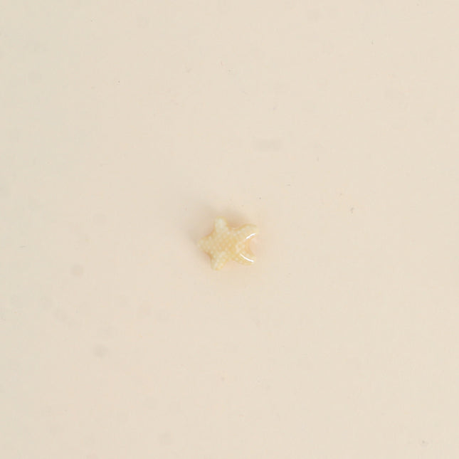 Perle étoile de mer XS en céramique et émail