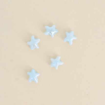 Perle étoile de mer XS en céramique et émail
