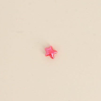 Perle étoile de mer XS en céramique et émail