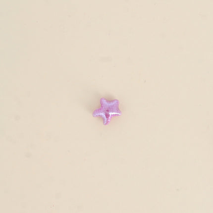 Perle étoile de mer XS en céramique et émail