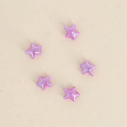 Perle étoile de mer XS en céramique et émail