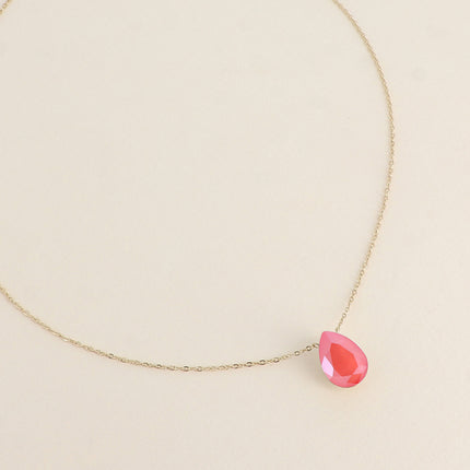 Collier Bertille - goutte et cristaux Swarovski®