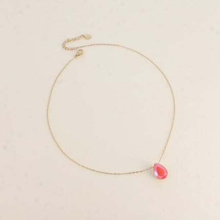 Collier Bertille - goutte et cristaux Swarovski®
