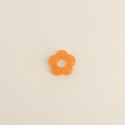 Perle de fleur en résine 20mm, 10 pièces