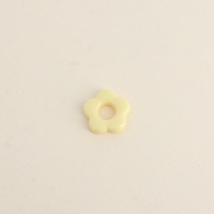 Perle de fleur en résine 20mm, 10 pièces
