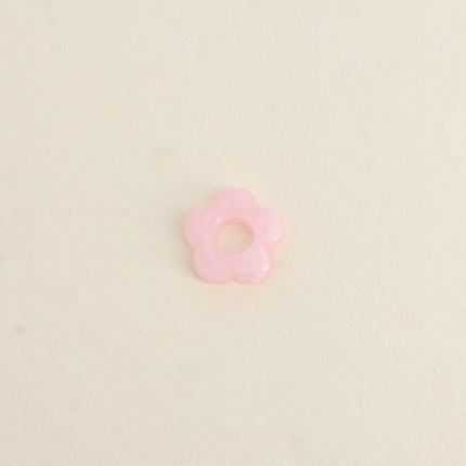 Perle de fleur en résine 20mm, 10 pièces