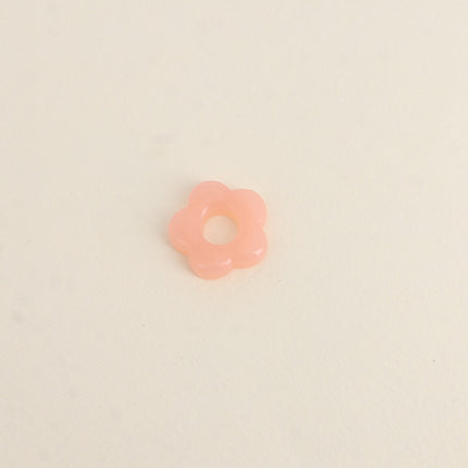 Perle de fleur en résine 20mm, 10 pièces