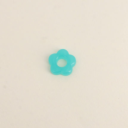 Perle de fleur en résine 20mm, 10 pièces