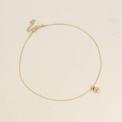 Collier Penelope - pendentif petit rond bombé