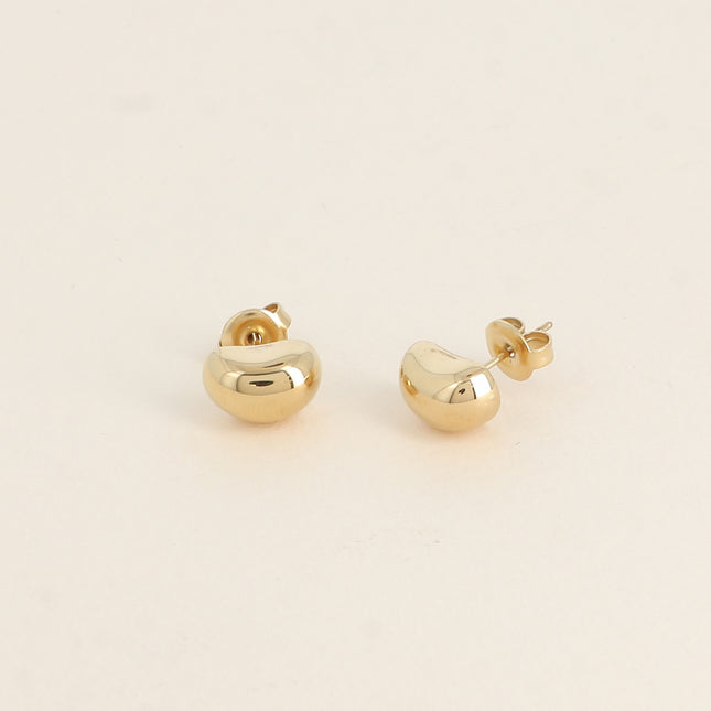 Stud earrings - small domed round