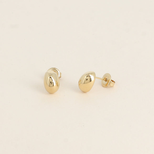 Boucles puces - petit ovale bombé