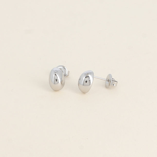 Boucles puces - petit ovale bombé