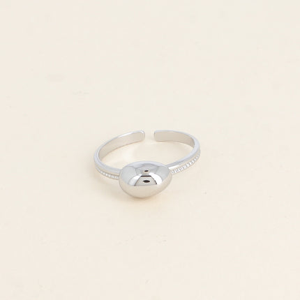 Bague - petit ovale bombé