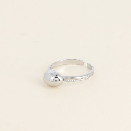 Bague - petit ovale bombé