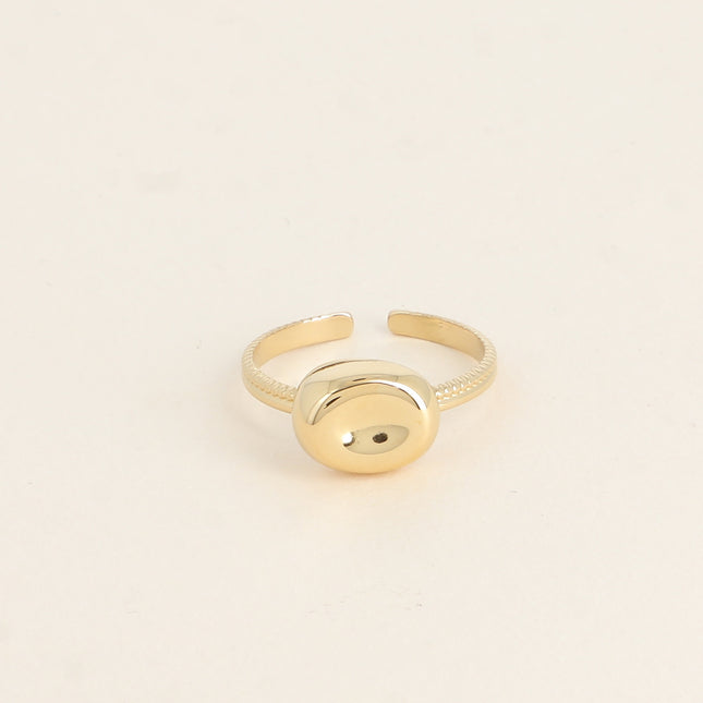 Ring - small domed and curved disc