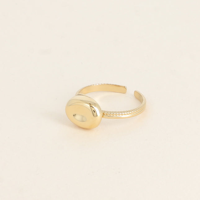 Ring - small domed and curved disc
