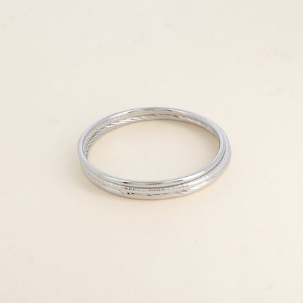Lot de 3 joncs - lisse, strié et torsadé - diamètre 6,4 et 6,5 cm